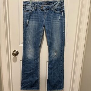 Womens Silver Tuesday Jeans